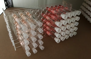 Test Tube Racks DIY assembly now in 6 sizes.