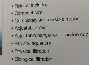 Aquarium internal filter Pisces F600